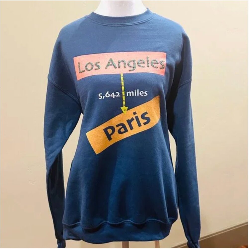 ALLA BERMAN  SWAROVSKI CRYSTAL SWEATSHIRT MEDIUM NWOT